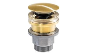 Abode Uno Basin Clicker Waste Universal - Brushed Brass
